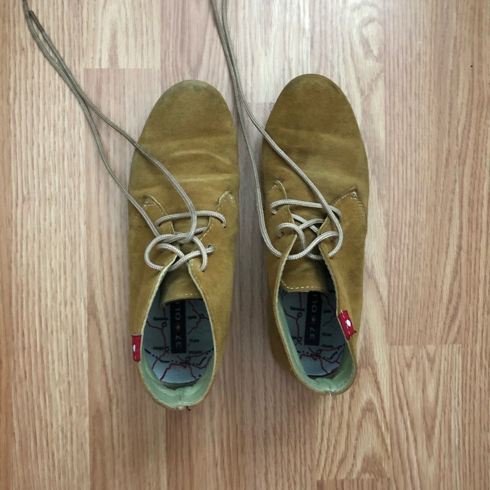 Oliberte suede leather booties